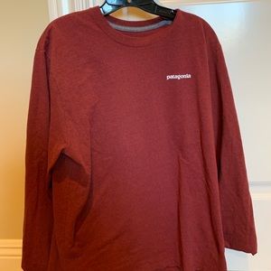 Maroon Paragonia long sleeve tee